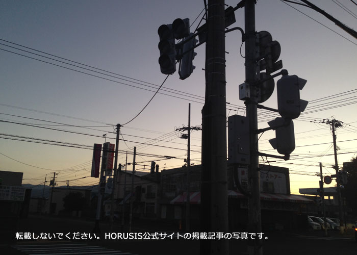 平成30年北海道胆振東部地震の停電した札幌市内街の様子